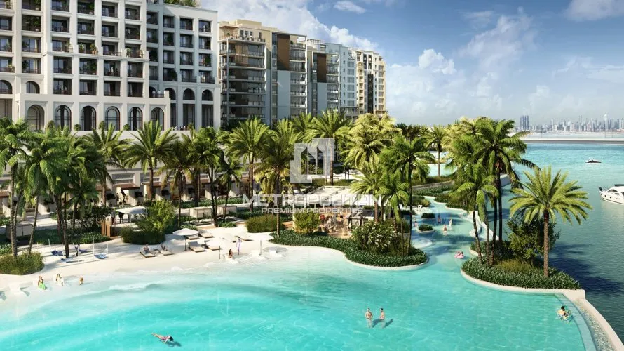 Apartamento de 3 dormitorios en Creek Beach, UAE No. 206