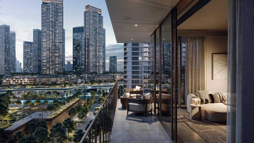 Apartamento de 3 dormitorios en Valo Dubai Creek Harbour (The Lagoons), UAE No. 95 № 1