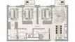3 chambres Appartement plan d'étage «3BR», ORLA