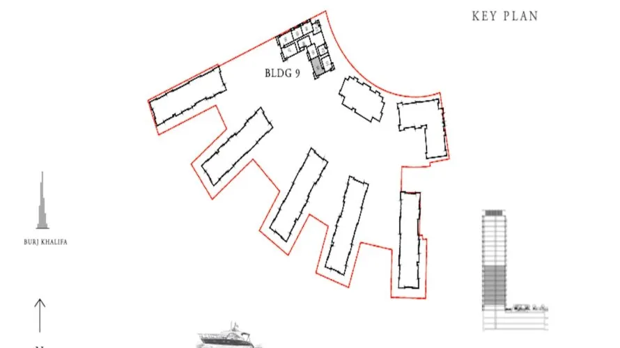 Appartement de 3 chambres à Dubai Creek Harbour (The Lagoons), UAE No. 277 № 1