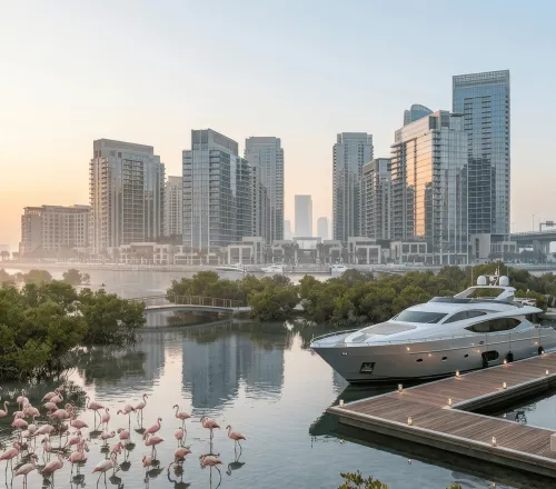 Dubai Creek Harbour – новый центр премиальной недвижимости Дубая. Вошел в топ-3 локаций для покупки роскошных апартаментов в 2025 году № 3