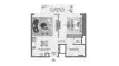 1 bedroom Apartment floor plan in Altan No. 46