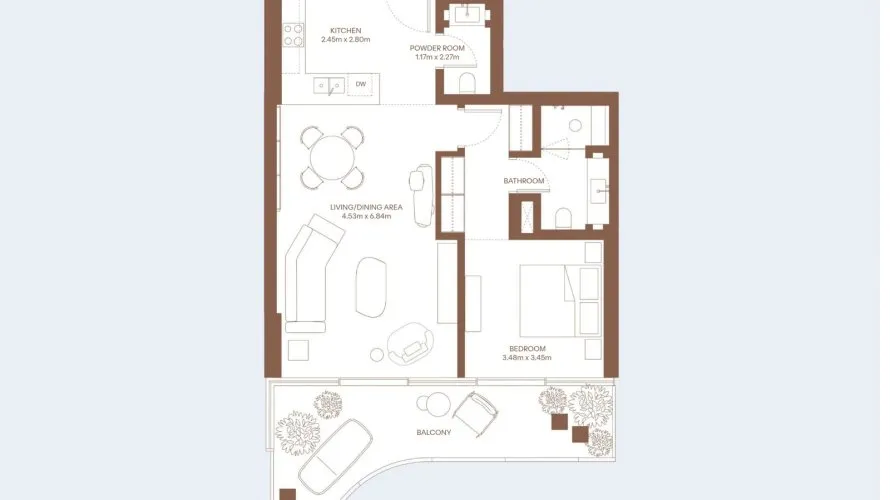 1 bedroom apartment for sale, Dubai Creek Harbour, Dubai Creek Harbour (The Lagoons), Dubai, UAE No. 276 № 6
